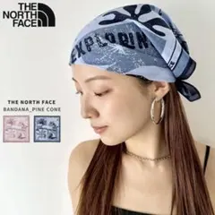 ザ・ノースフェイス 日本未発売　バンダナ　スカーフ　ブルー