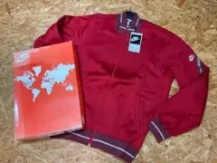 箱付 デッドストック ナイキ 80s 日本製 トラックジャケット レッド M
