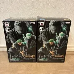 ワンピース 造形王頂上決戦IV ロロノア・ゾロ フィギュア 2体のサムネイル