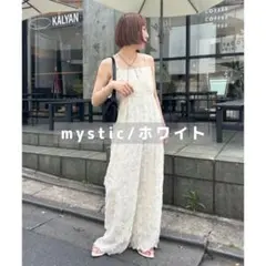 mystic フラワー刺繍サロペット オールインワン キャミソールのサムネイル