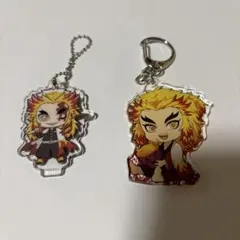 煉獄杏寿郎 鬼滅の刃 アクリルキーホルダー　ここみえアクリルフィギュア セット