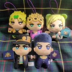 ジョジョの奇妙な冒険　ちみっともぬい　ナムコ　承太郎　東方仗助　徐倫　５個セット