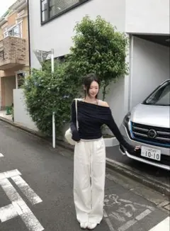 leeds コットン パンツ 韓国
