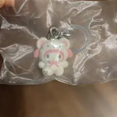 サンリオ　めじるしアクセサリー　ふわふわスノー　マイメロディ