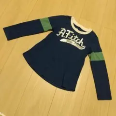 アバクロ キッズ 100 110 Tシャツ ロンT ネイビー スパンコールのサムネイル
