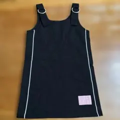 黒いノースリーブワンピース 110