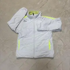 ミズノ　レディース　ブレスサーモジャケット　ホワイトアンドイエロー　Mサイズ