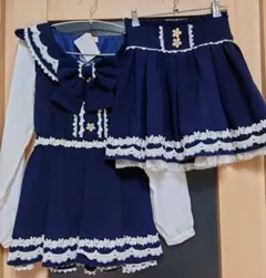 リズリサ 千葉店限定 10周年 セーラー セットアップ ネイビー 新品