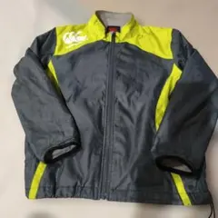 Canterbury ウォームアップジャケット グレー×ライム140センチのサムネイル