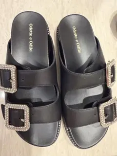 美品　Odette e Odile ビジューバックル サンダルのサムネイル