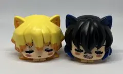 鬼滅の刃　おひるねこ　フィギュア　我妻善逸　嘴平伊之助　2体セット