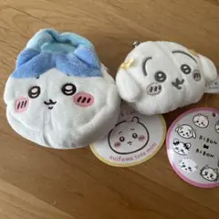 ちいかわ ハチワレ ぬいふわ トートミニ ミニがまぐち リボン 新品タグ付き