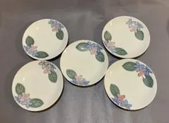 有田焼 紫陽花4号皿 5枚組 取皿 小皿