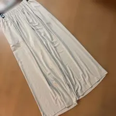 UNIQLO ベージュ ワイドパンツ ゴムウエスト　サイズＳ