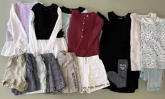 女の子130まとめ売り14点　秋冬　美品あり　ユニクロ　gu Zara H&M