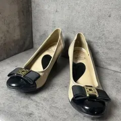 PRET-A PORTER バイカラーパンプス 23.5 上品のサムネイル