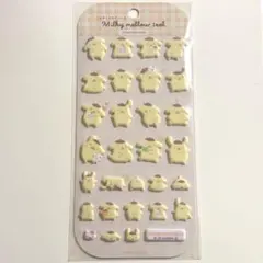 ミルキーメロウシール　ポムポムプリン　サンリオ　正規品　カミオジャパン