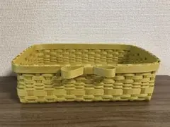 ハンドメイド　ティッシュケース　クラフトバンド