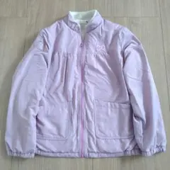 knit planner 薄紫 裏フリースジャケット 150cm