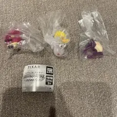 ピクサーキャラクター　ファッションリング　ロイヤルクリア　3個セット