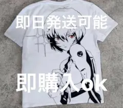 エヴァンゲリオン 綾波レイ Tシャツ ホワイト ※商品説明必読 小さめ