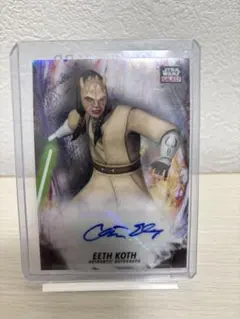 スターウォーズ　クローンウォーズ　イース　コス　topps サインカード