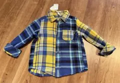 チェック長袖シャツ 100cm