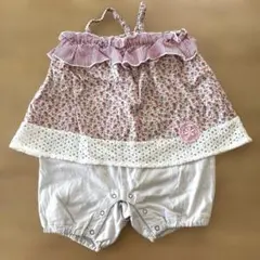 RAG MART 花柄ロンパース 80cmのサムネイル