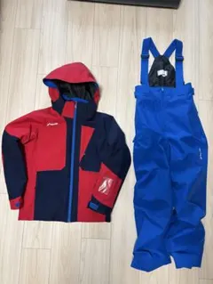 Phenix 子ども用スキーウェア 赤/青