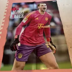 サッカーダイジェスト付録ポスター　 マヌエル・ノイアー　／ デクラン・ライス