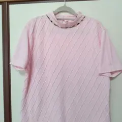 DAKS レディース ゴルフウェア 半袖シャツ ピンクのサムネイル