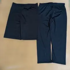 ブラック スポーツパンツ セット