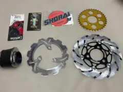 アドレスV125G 200mm ブレーキローター/キャリパー/サポート NCY