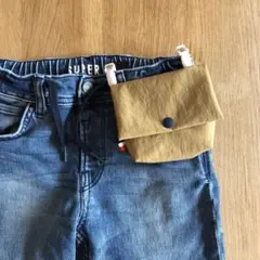 シンプルな撥水ナイロンの移動ポケット