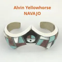 Alvin Yellowhors ブレスレットNavajo Sterling