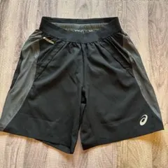 asics ランニングショーツ XSサイズ ブラックのサムネイル