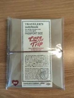 【パスポートサイズ】トラベラーズノート LOVE AND TRIP