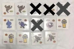 ポケモンシール　ポケモンデコキャラシール　2019ハロウィン￼