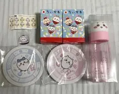 ちいかわグッズ6点セット　くら寿司皿　マグネット　ハッピーセット　お顔マイボトル