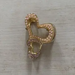 ハート型ヘアアクセサリー ゴールド