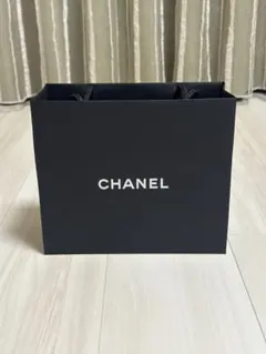 CHANELシャネル　ショップ袋　ショッパー 紙袋　黒　22×19×9cm