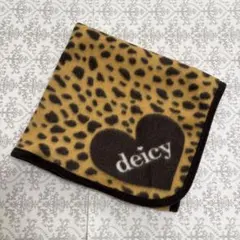 deicy デイシー レオパード柄 ミニブランケット