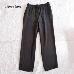 theory luxe　セオリーリュクス　25ss　FLOW メゾンパンツ　黒