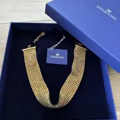 SWAROVSKI ゴールド　チョーカー