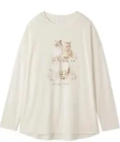 CATワンポイントロンT ホワイト