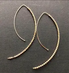 【MIZUKI】★ 片方のみ★ 14KYGラージバナナフープピアス 中古・古着通販】MIZUKI (ミズキ) 14KYG ラージバナナフープ
