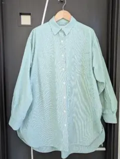 レディース オーバーサイズ ストライプ 長袖 シャツ BACK NUMBER