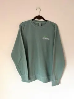 【INDEPENDENT】メンズ　スウェット　ライトグリーン　古着　256