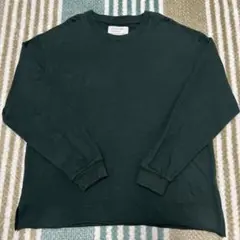 BAYFLOW［シンプル　デザイン　ワンポイント　トップス］Sサイズ　相当