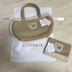 フェイラー オールドテディ ワッペンボアトート ポーチ